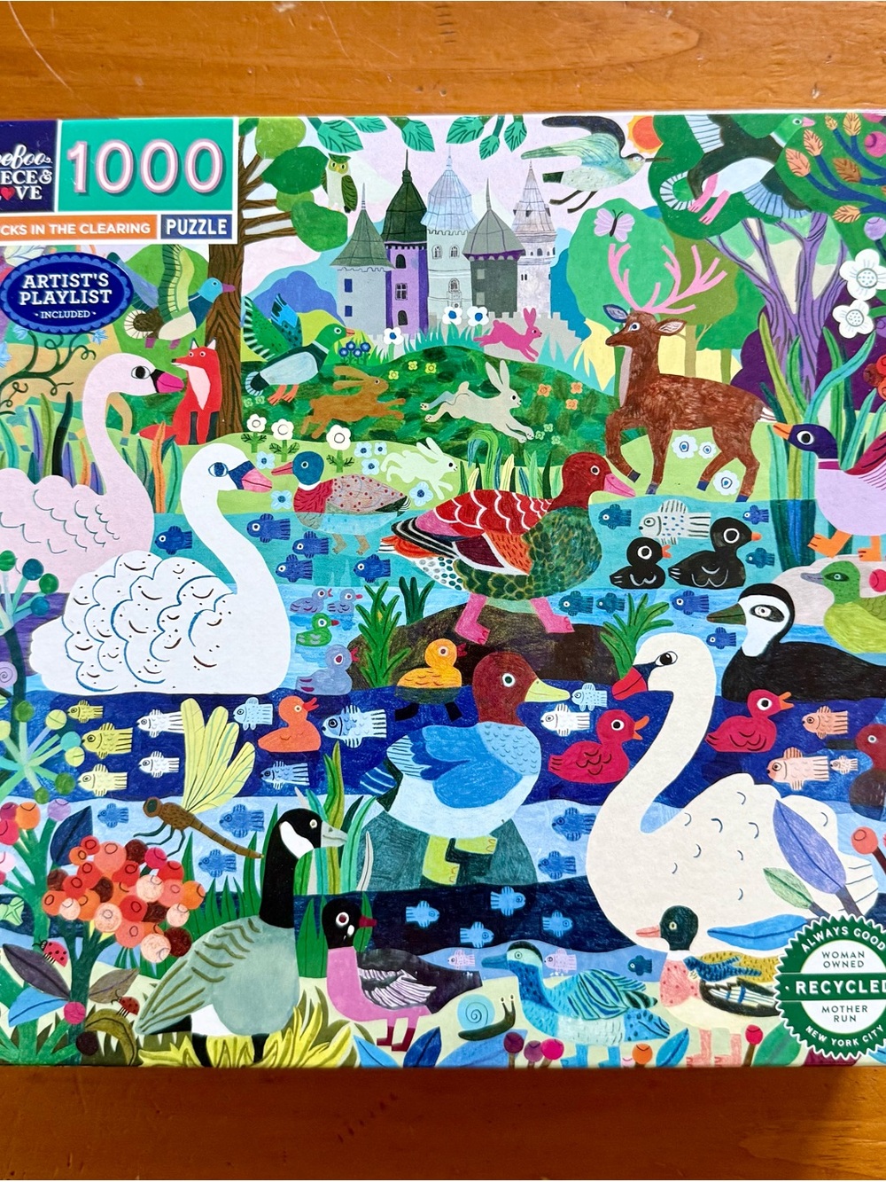 Eeboo Ducks in the Clearing 1000pc puzzle